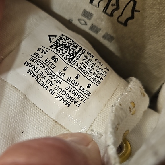 Converse gold polka dot shoes - Picture 5 of 6